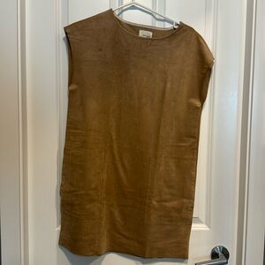 Brown suede like dress. Wilfred